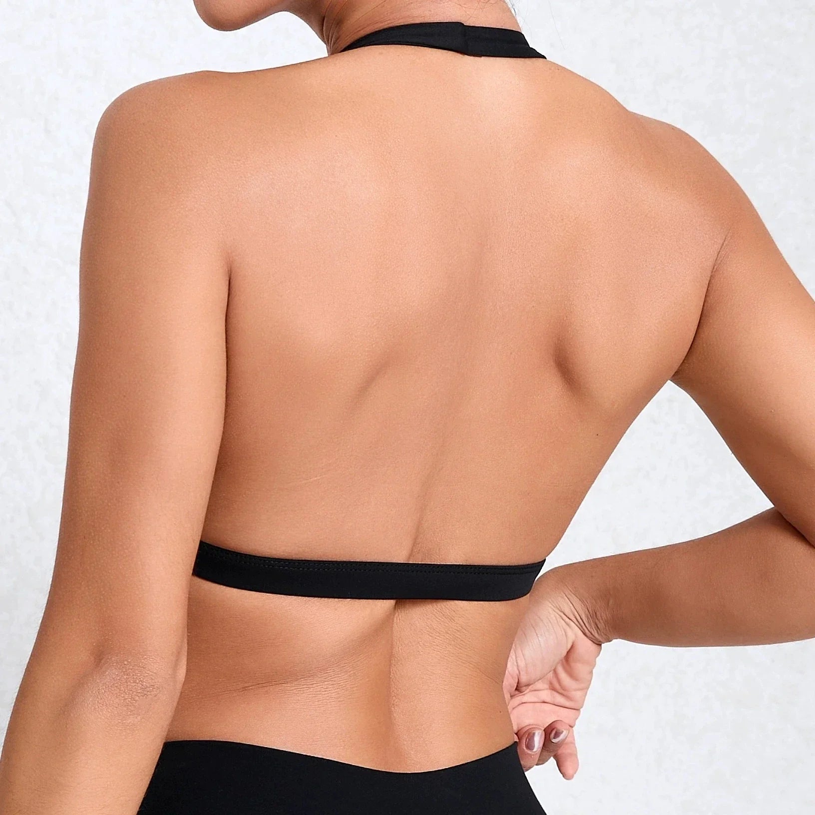 Brassière de Sport Femme Sans Coutures Dos Ouvert - Support Moyen Yoga Fitness - Just For Pure Ladies