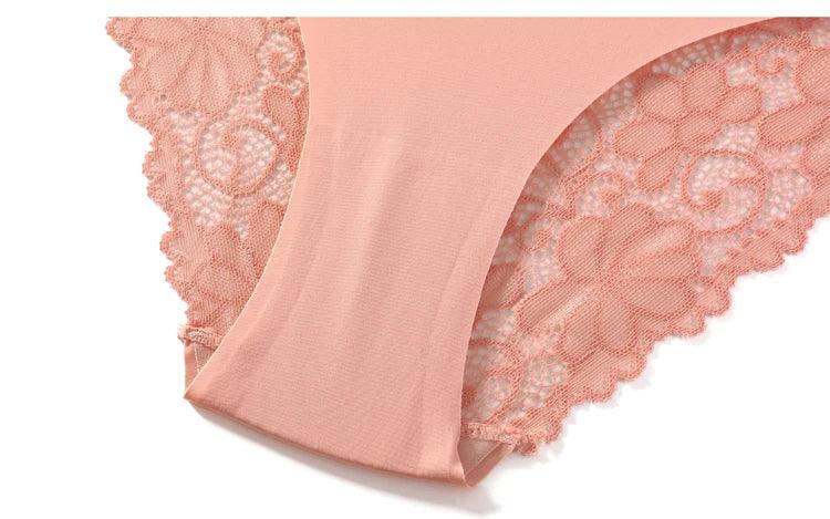 Culotte Dentelle Seamless CINOON Taille Basse - Slip Respirant et Confortable pour Femme