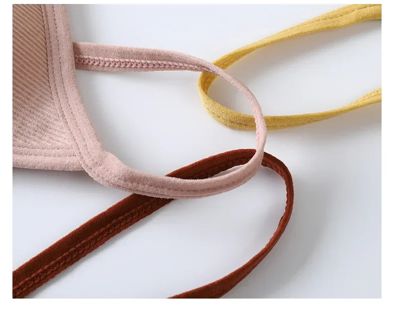 Ensemble Soutien-gorge Push-up et String Seamless - Lingerie Sport Fitness Femme