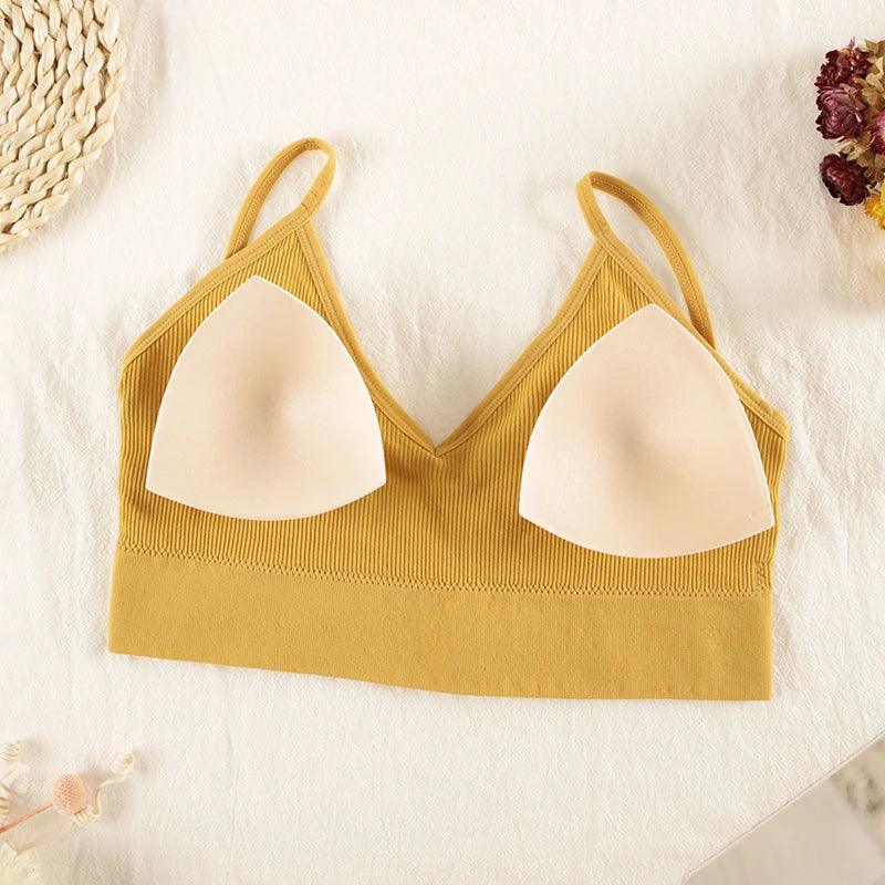 Ensemble Lingerie Femme Sans Armatures - Brassière Seamless et String