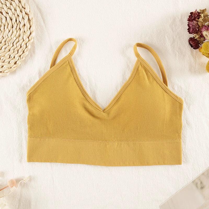 Ensemble Lingerie Femme Sans Armatures - Brassière Seamless et String