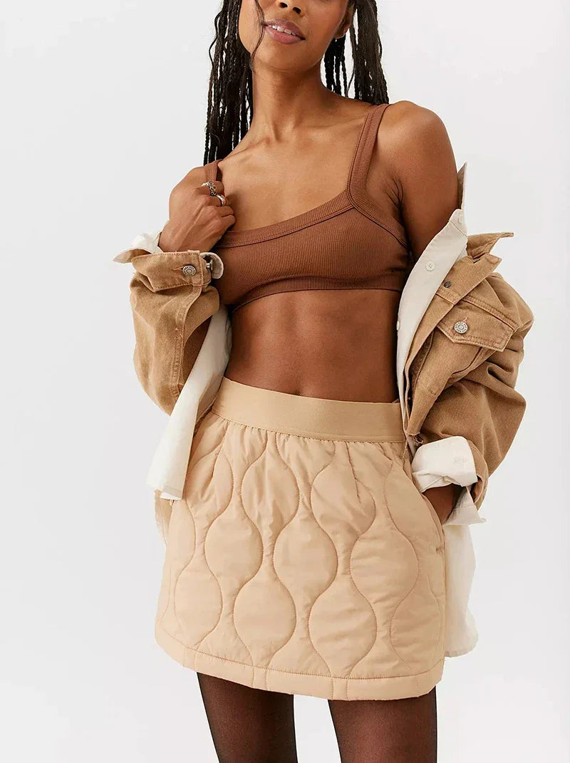 Top Tube Tricoté en Coton Femme - Débardeur Côtelé Élastique Sans Manches Style Streetwear