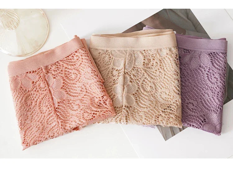 Culotte Dentelle Seamless CINOON Taille Basse - Slip Respirant et Confortable pour Femme