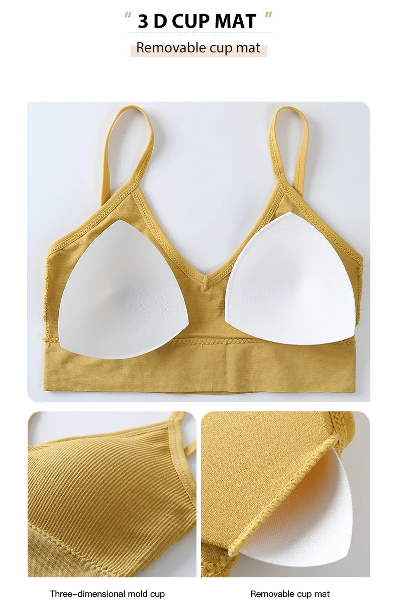 Ensemble Soutien-gorge Push-up et String Seamless - Lingerie Sport Fitness Femme