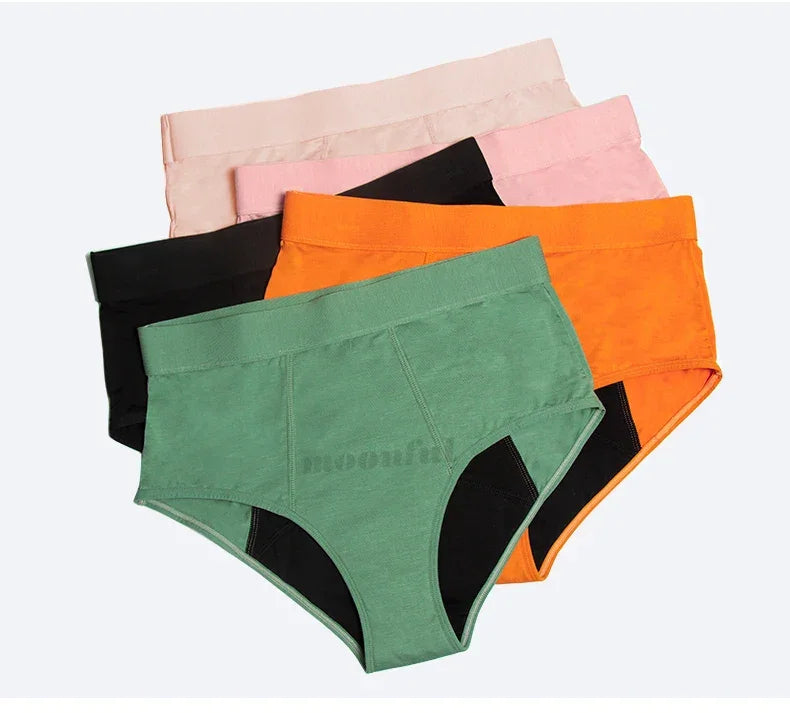 Culottes Menstruelles Flux Abondant - Lot de 3 culotte Périodiques Taille Haute Étanches