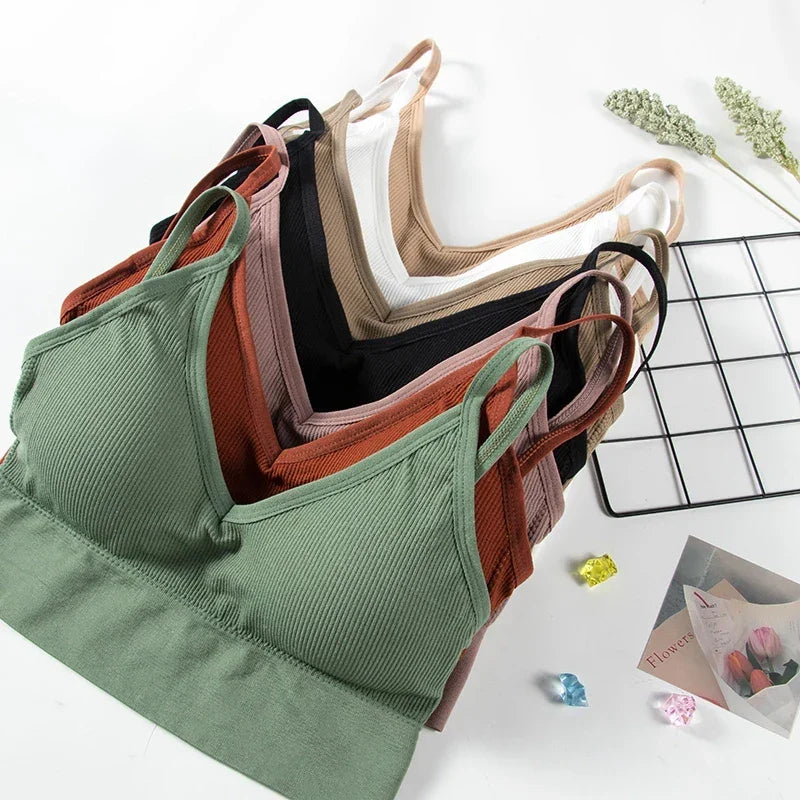 Débardeur Brassière sans Dos Forme U - Top Sexy sans Armatures pour Femme