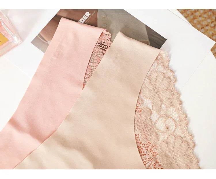 Culotte Dentelle Seamless CINOON Taille Basse - Slip Respirant et Confortable pour Femme