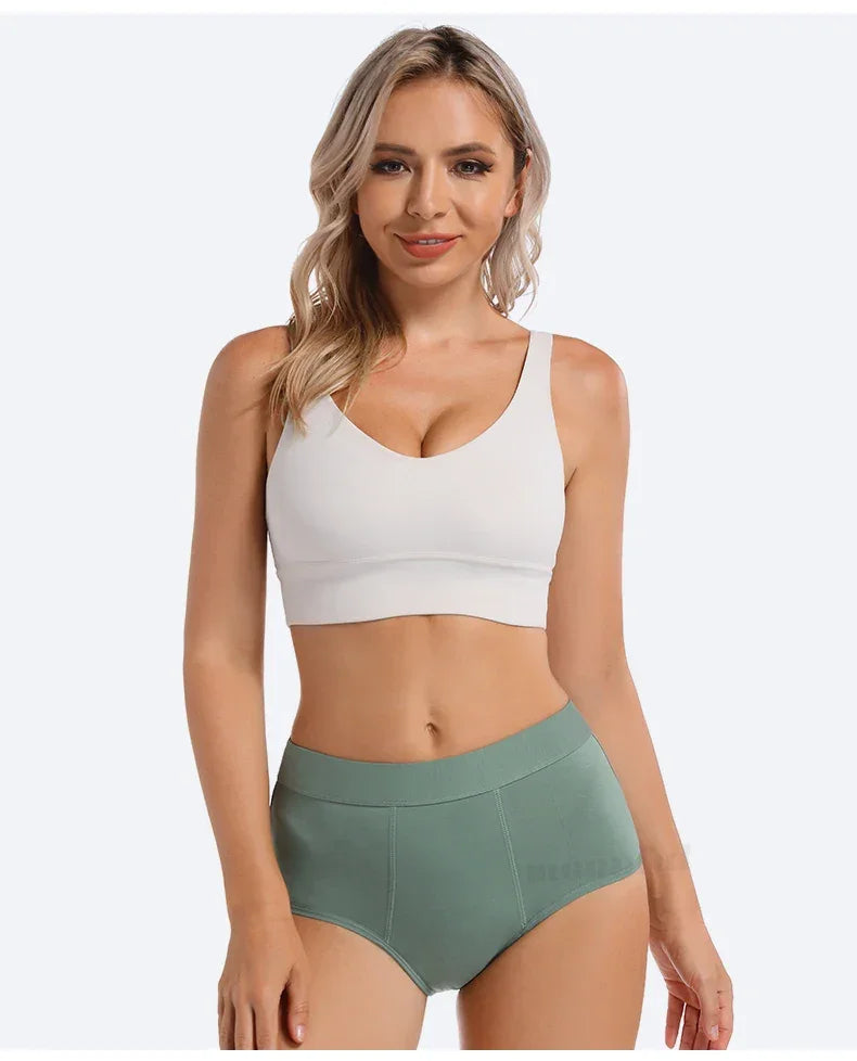 Culottes Menstruelles Flux Abondant - Lot de 3 culotte Périodiques Taille Haute Étanches
