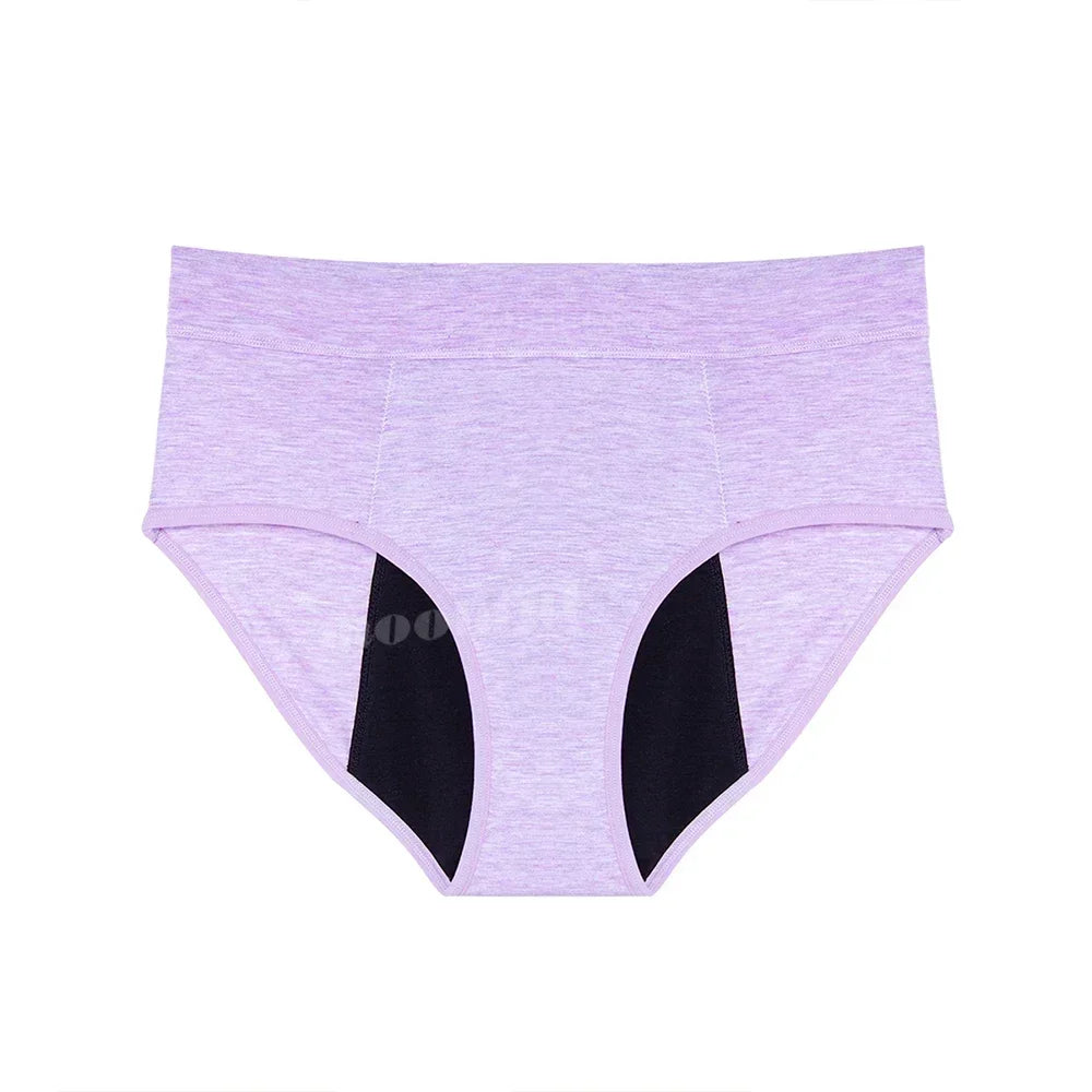 Culotte Menstruelle Taille Haute Flux Abondant - Fibre de Bambou Super Absorbante 30-40ml