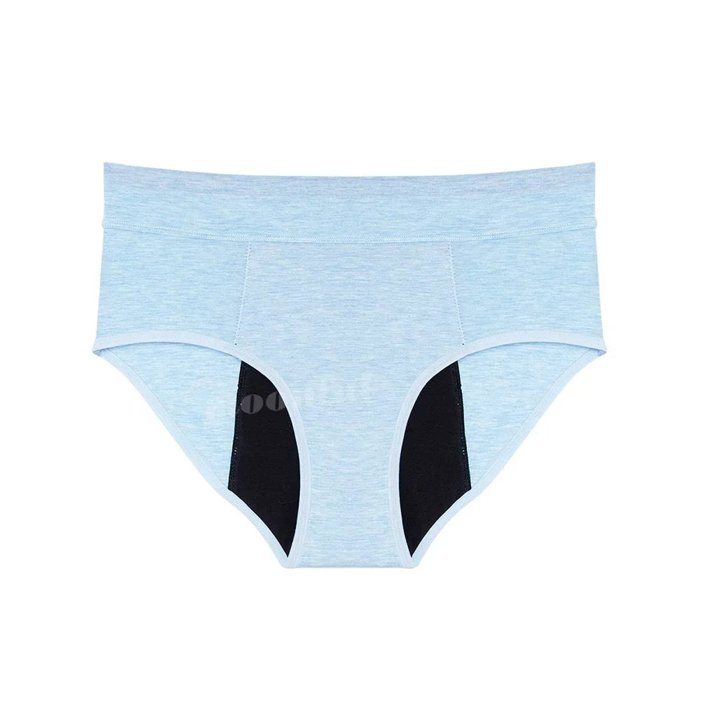 Culotte Menstruelle Taille Haute Flux Abondant - Fibre de Bambou Super Absorbante 30-40ml