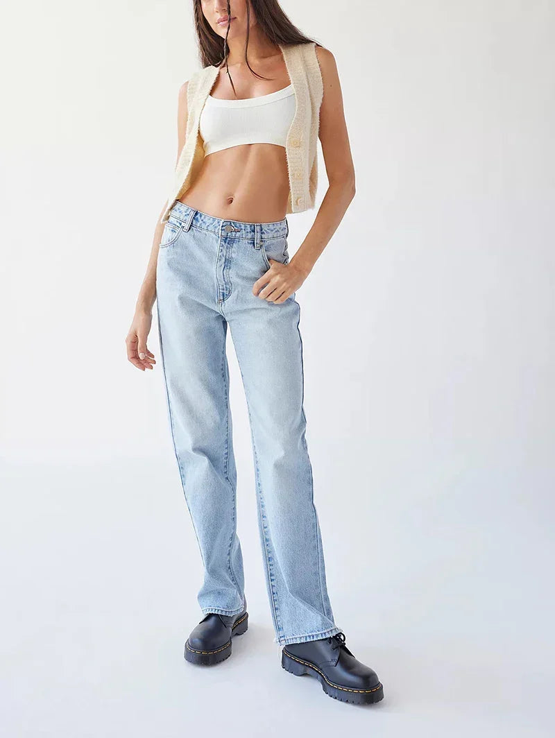 Top Tube Tricoté en Coton Femme - Débardeur Côtelé Élastique Sans Manches Style Streetwear