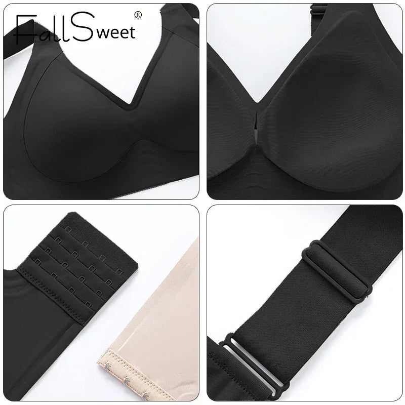 Soutien-gorge Grande Taille Sans Armatures Couvrance Complète - Push-up Doux Quotidien