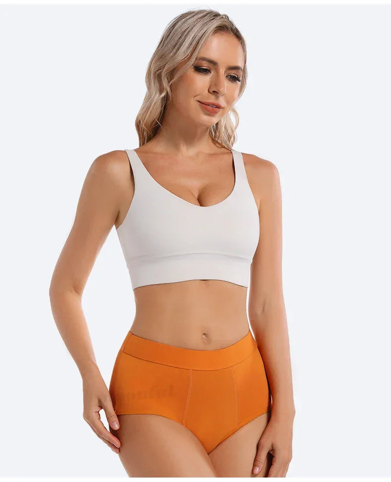 Culottes Menstruelles Flux Abondant - Lot de 3 culotte Périodiques Taille Haute Étanches