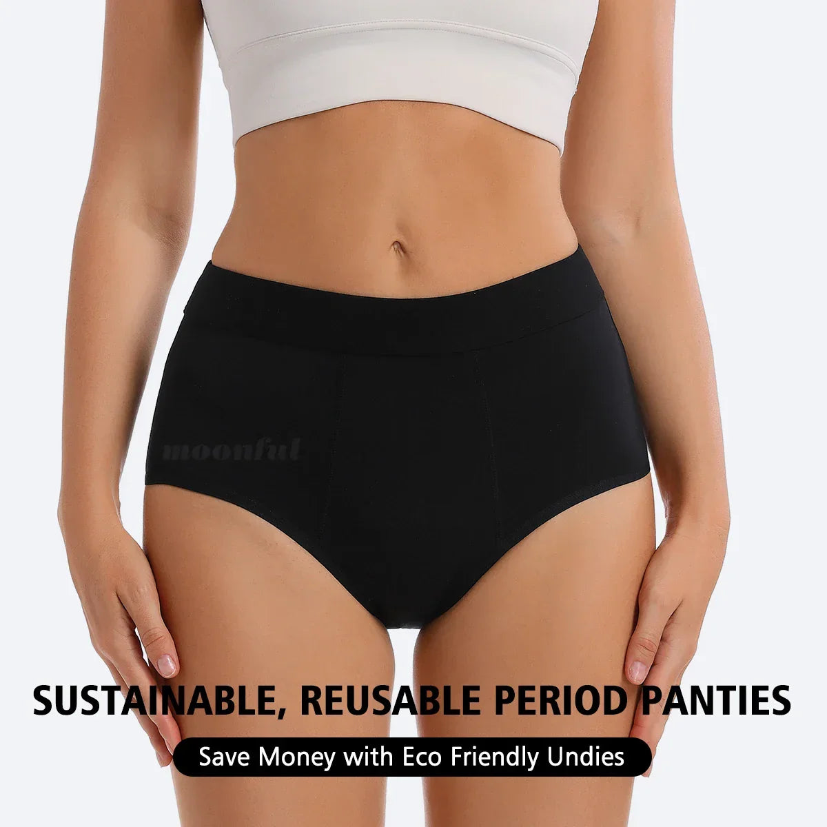 Culottes Menstruelles Flux Abondant - Lot de 3 culotte Périodiques Taille Haute Étanches
