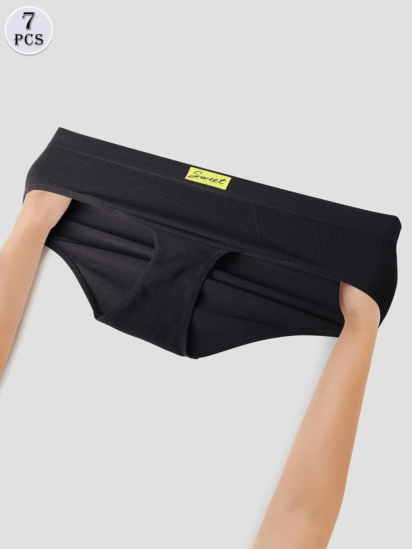 Culottes Mi-Taille Tricotées Élégantes pour Femmes - Sous-vêtements Confortables Toutes Saisons
