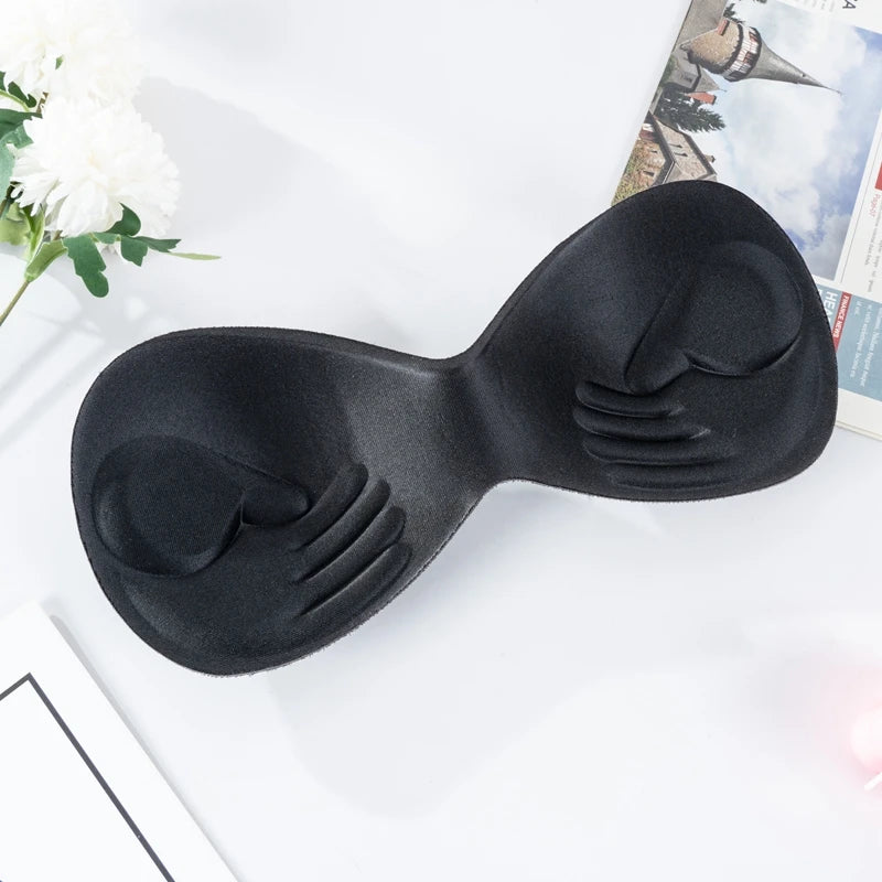 Bralette Dentelle Sans Armature - Dos Ajouré et Coques Rembourrées 3/4