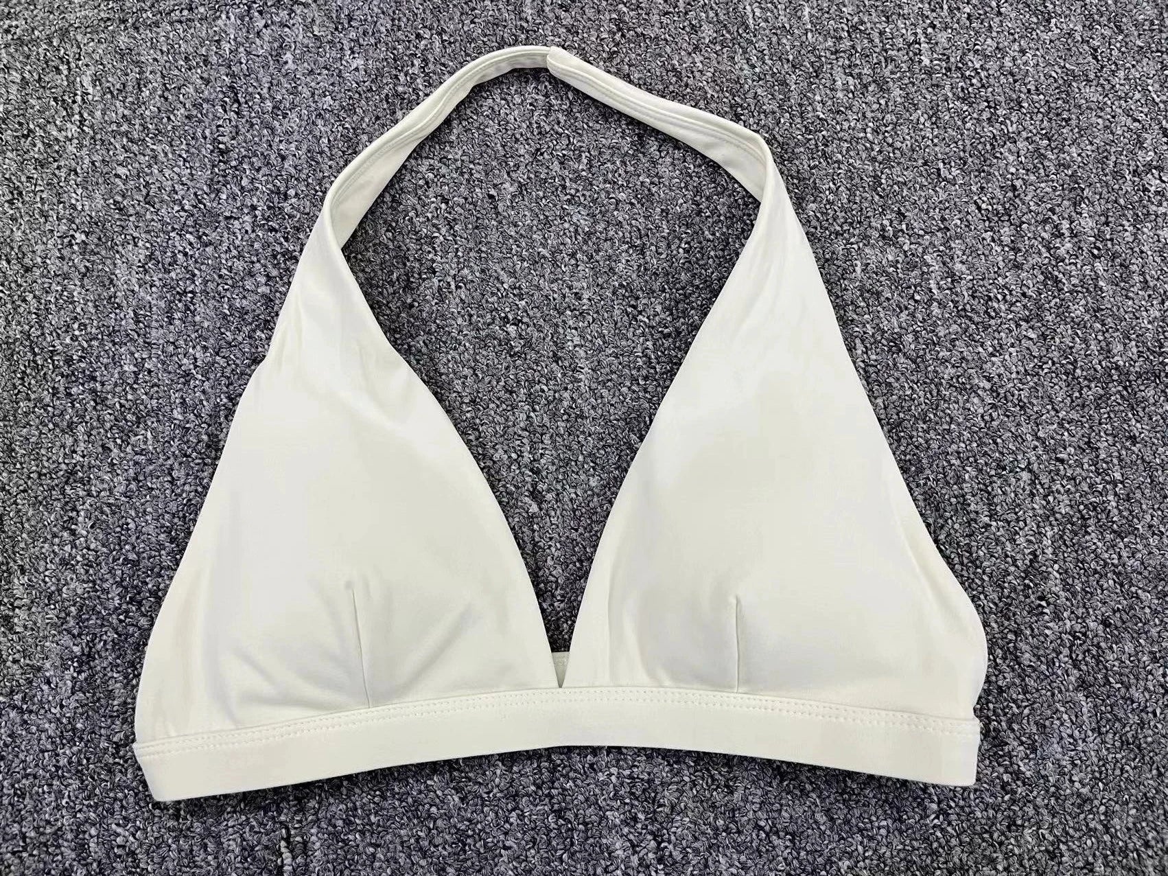 Brassière de Sport Femme Sans Coutures Dos Ouvert - Support Moyen Yoga Fitness