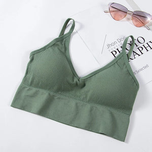 Débardeur Brassière sans Dos Forme U - Top Sexy sans Armatures pour Femme