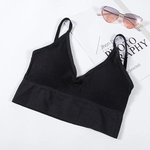 Débardeur Brassière sans Dos Forme U - Top Sexy sans Armatures pour Femme