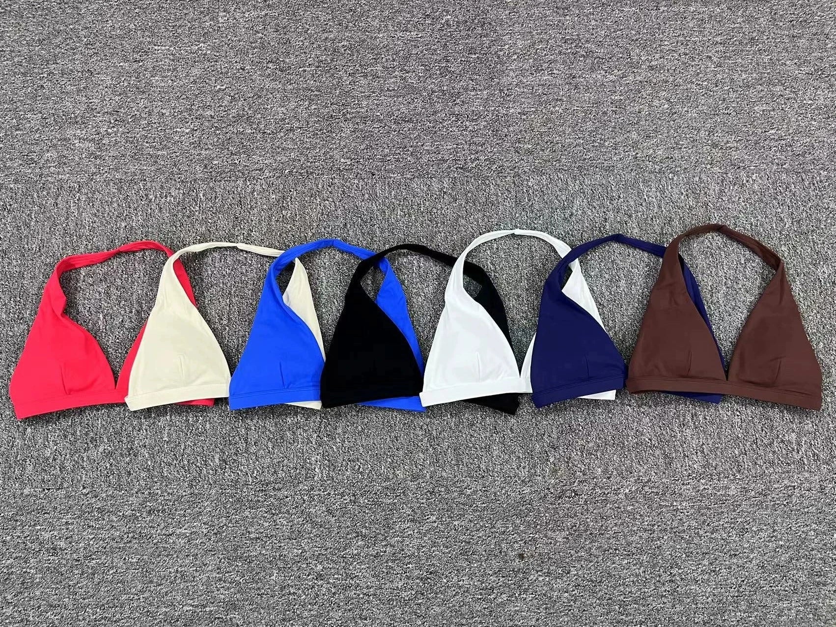 Brassière de Sport Femme Sans Coutures Dos Ouvert - Support Moyen Yoga Fitness