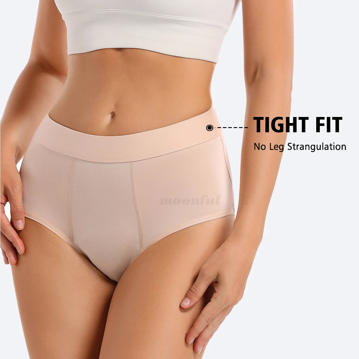 Culottes Menstruelles Flux Abondant - Lot de 3 culotte Périodiques Taille Haute Étanches