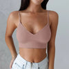 Brassières Sport Femme avec Rembourrage - Col V Sans Armatures Just For Pure Ladies