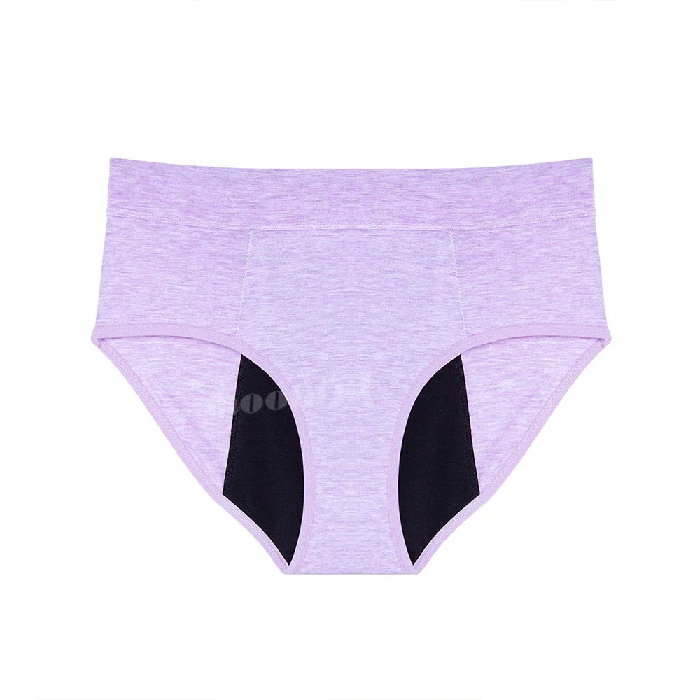 Culotte Menstruelle Taille Haute Flux Abondant - Fibre de Bambou Super Absorbante 30-40ml