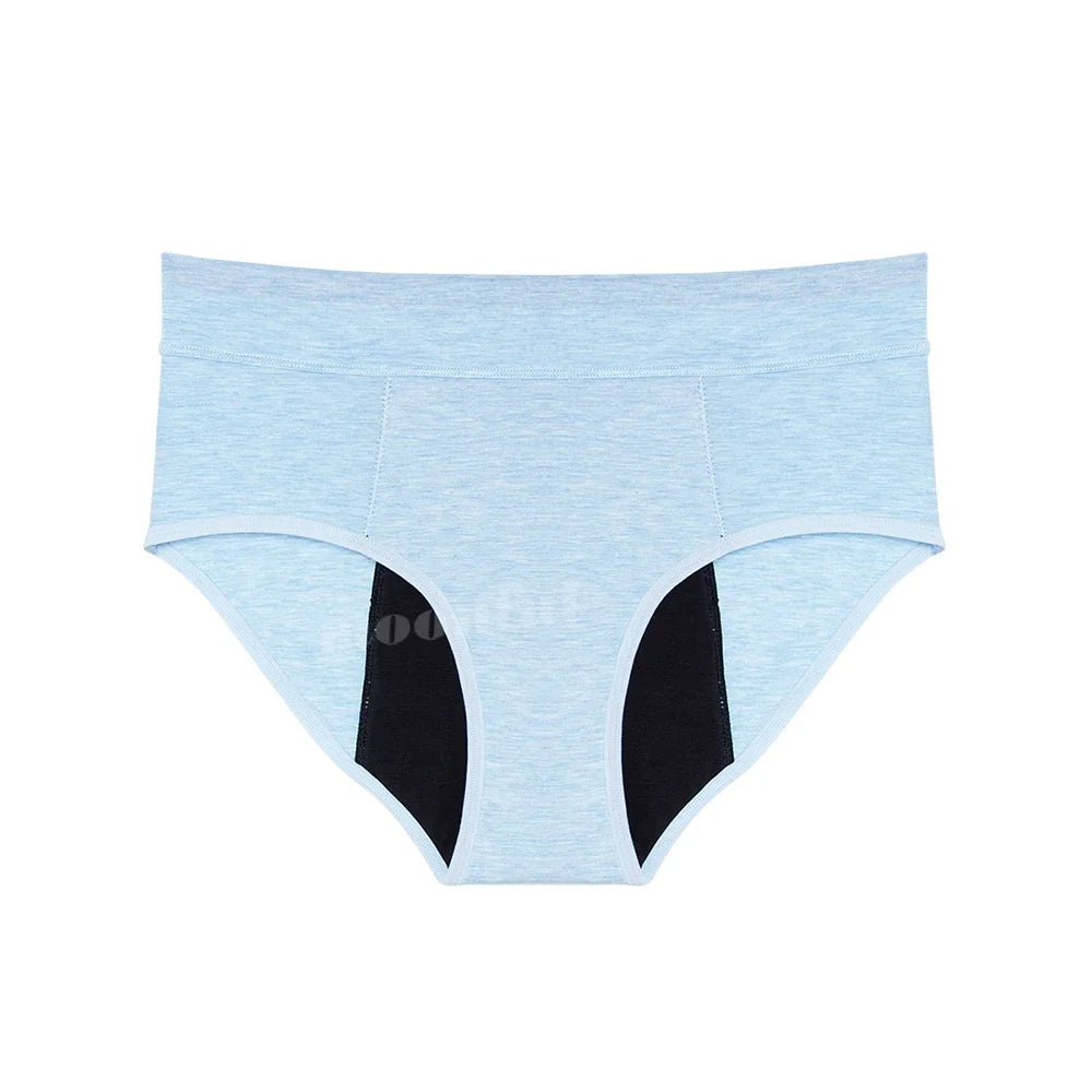 Culotte Menstruelle Taille Haute Flux Abondant - Fibre de Bambou Super Absorbante 30-40ml