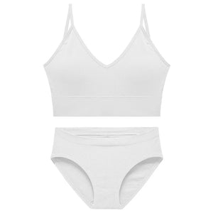 Ensemble Soutien-gorge Push-up et String Seamless - Lingerie Sport Fitness Femme