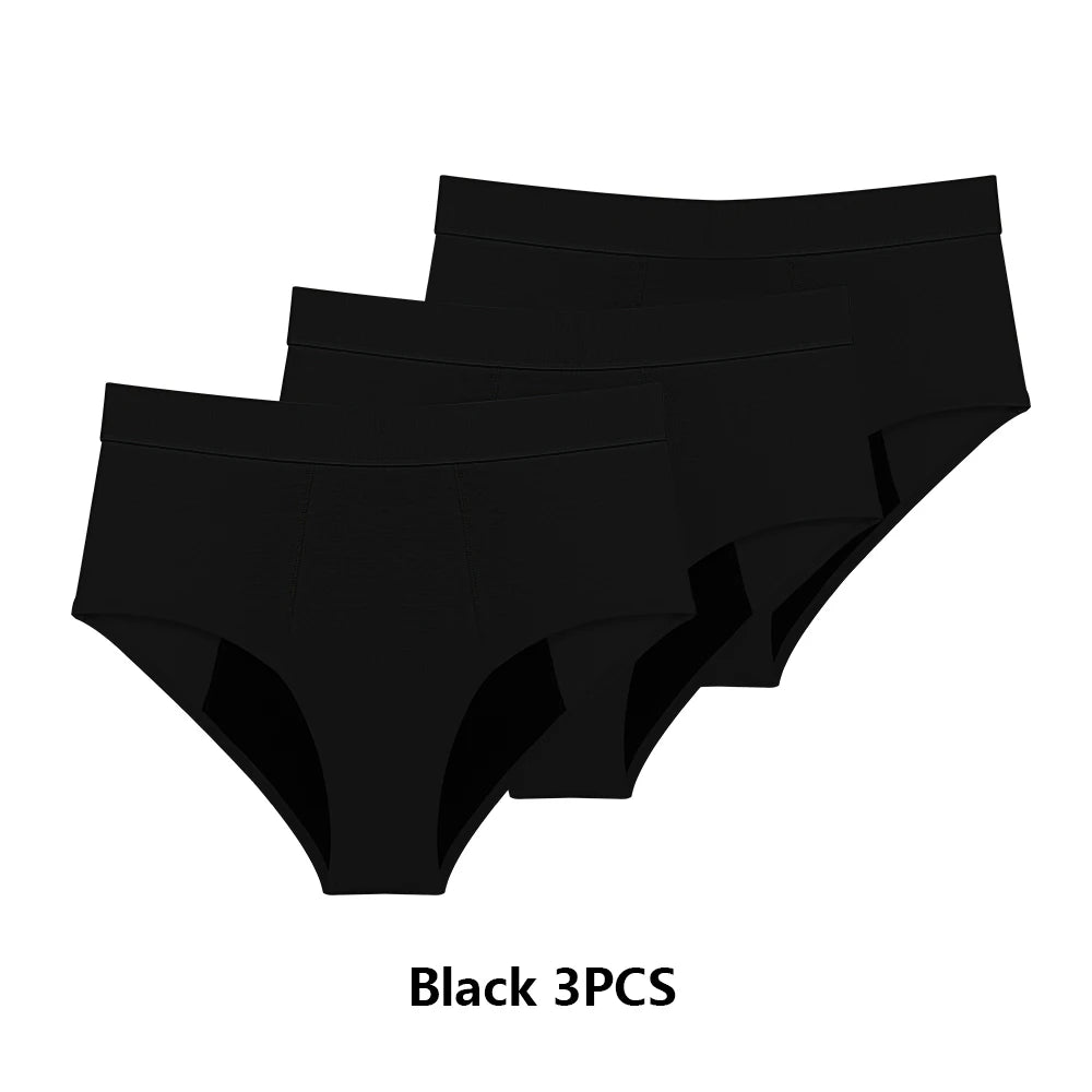 Culottes Menstruelles Flux Abondant - Lot de 3 culotte Périodiques Taille Haute Étanches