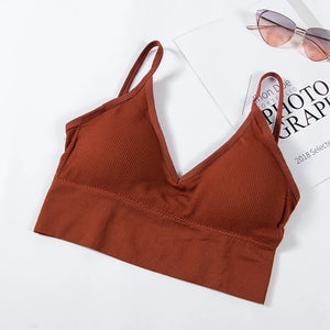 Débardeur Brassière sans Dos Forme U - Top Sexy sans Armatures pour Femme
