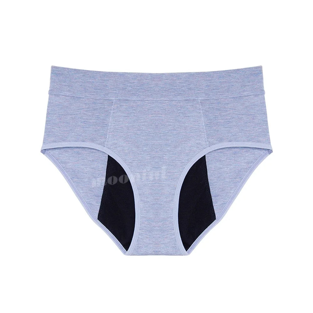 Culotte Menstruelle Taille Haute Flux Abondant - Fibre de Bambou Super Absorbante 30-40ml
